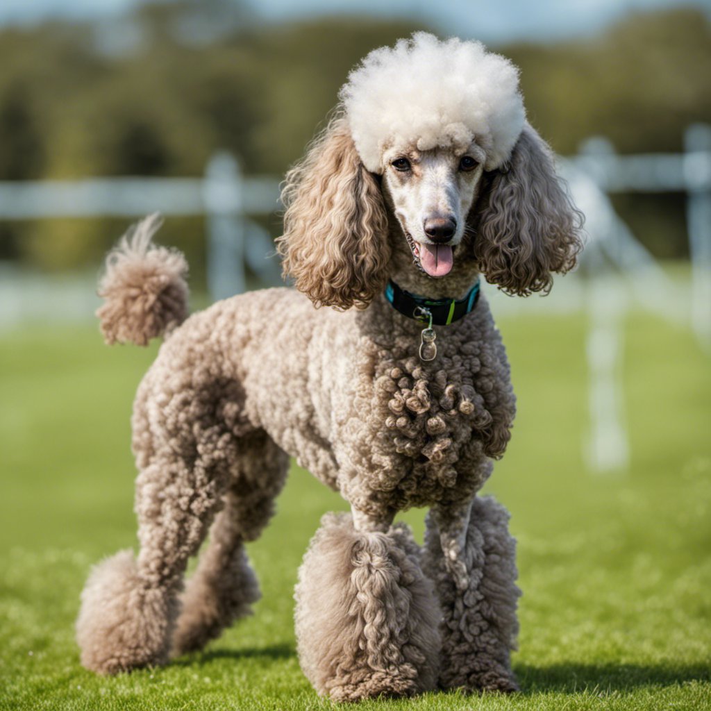Poodle Working Dog and Looking Good!