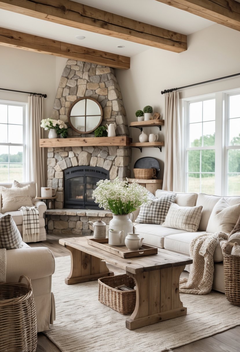 40 Farmhouse Home Decor Ideas: Neutral, Warm \u0026 Timeless – Everyday Wholesome, image size:829x1216