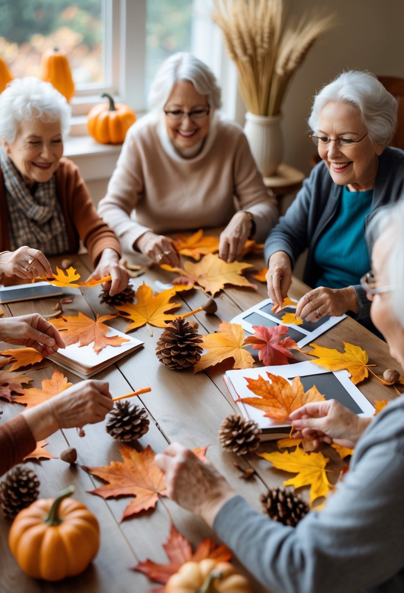 12 Easy Fall Crafts for Seniors This Season | Mummy Time