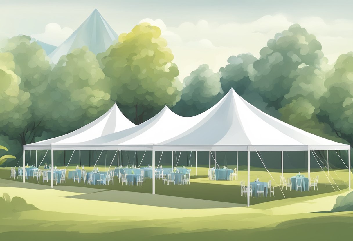 Tent sizes for clearance events