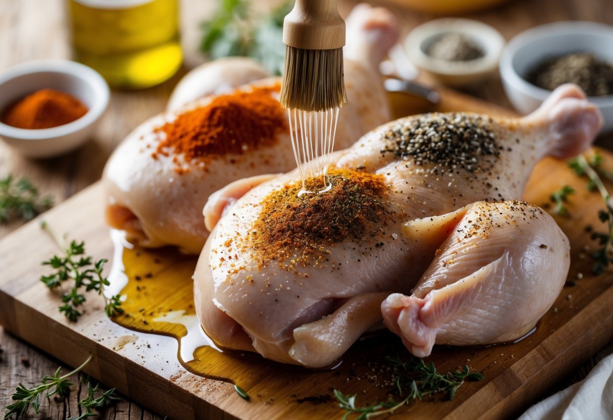 How To Get Seasoning To Stick To Chicken