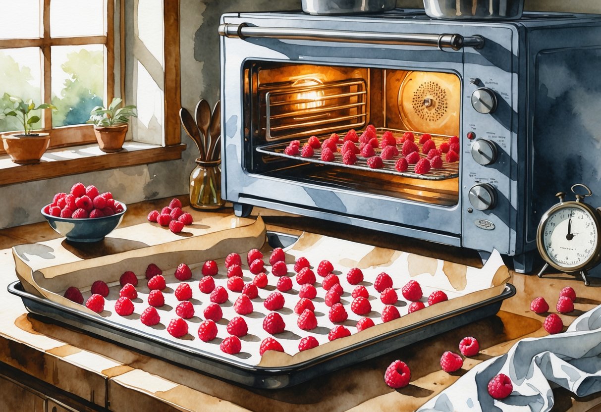 Drying Raspberries Inoven How to Dehydrate Raspberries in Oven: Crispy Homemade Snack Guide