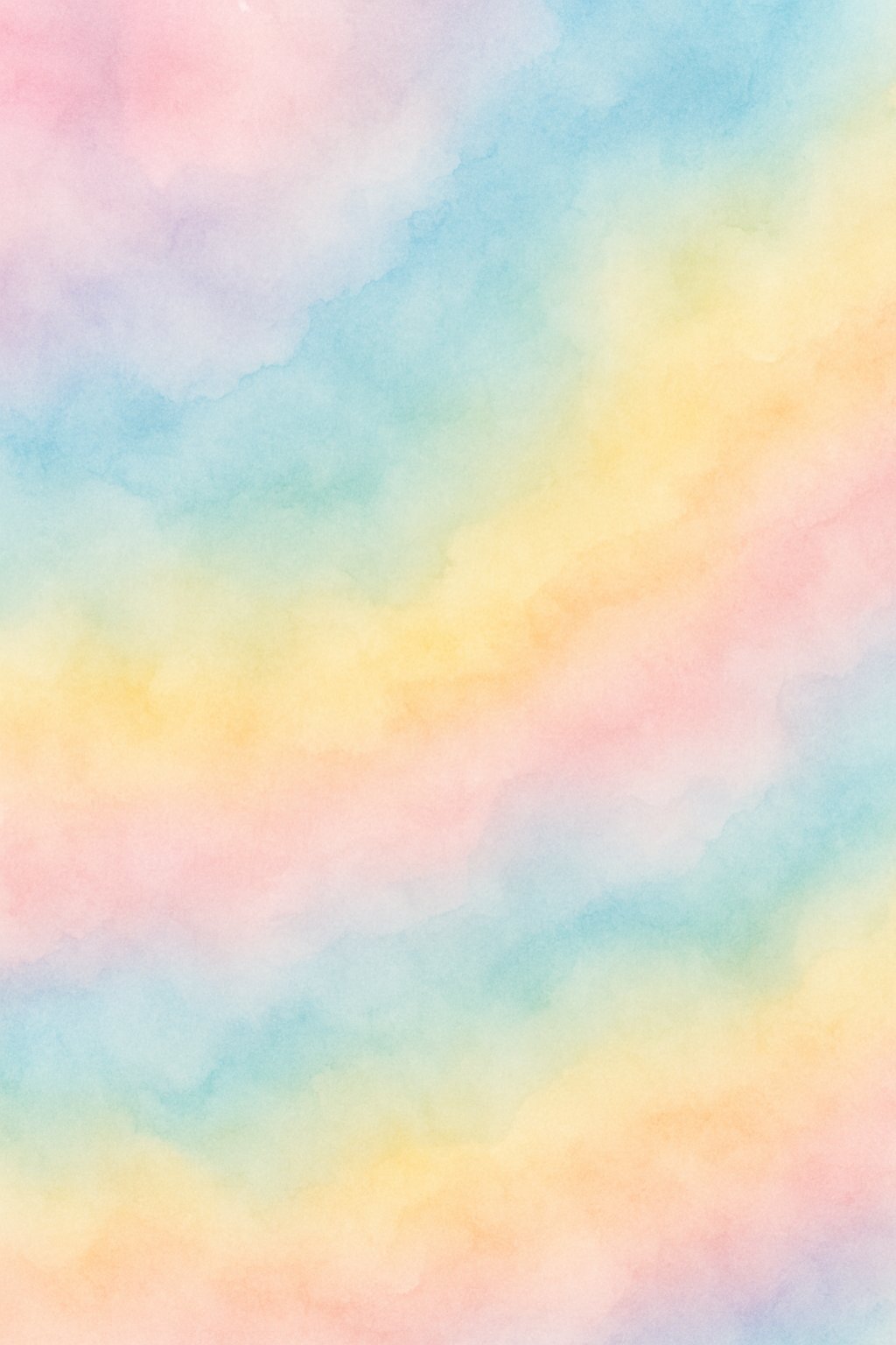 A soft, colorful abstract background with blended pastel rainbow hues and smooth, flowing textures.