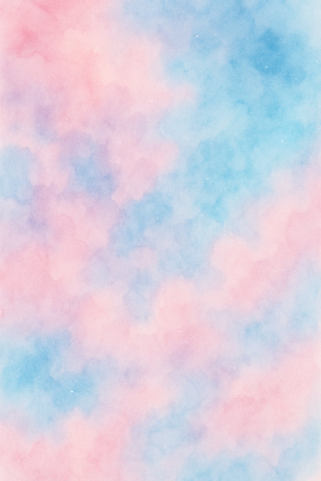 A soft blend of pink and blue colors flowing together in a smooth, cloud-like pattern.