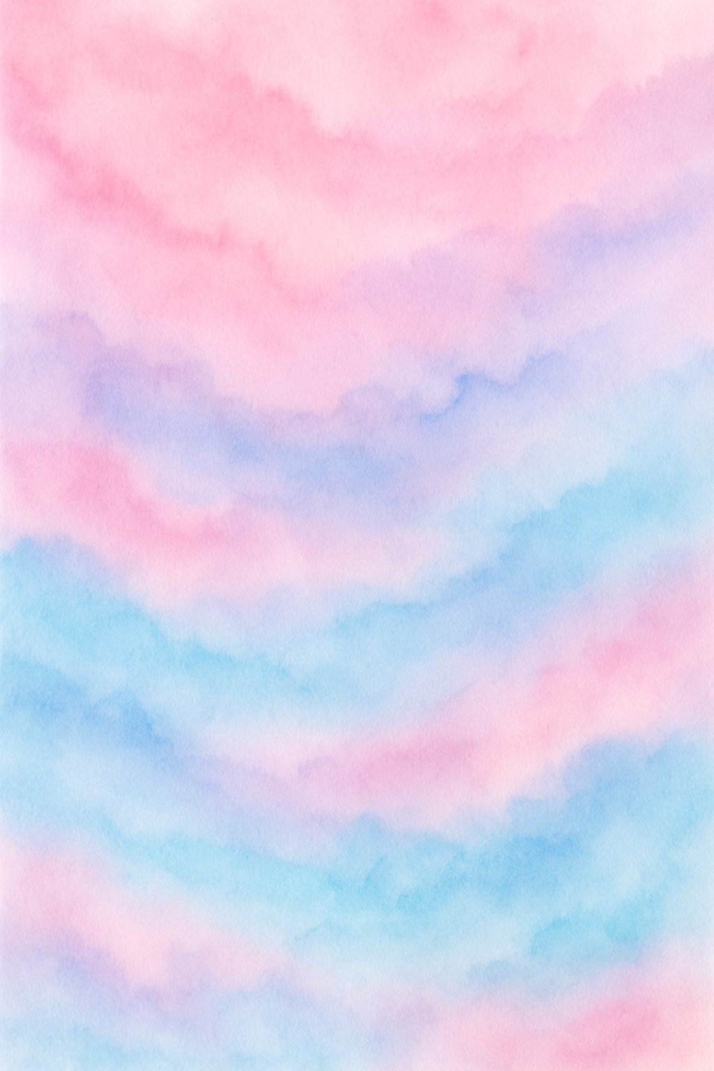 A soft blend of pink and blue colors merging smoothly with cloud-like textures.