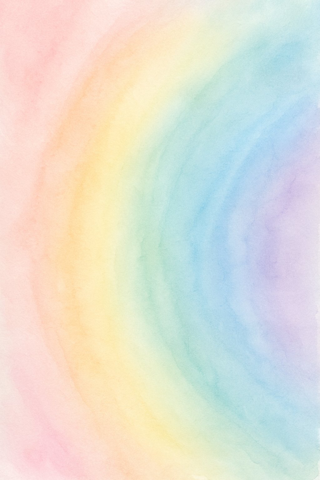 A gentle blend of pastel rainbow colors softly merging together on a textured surface.