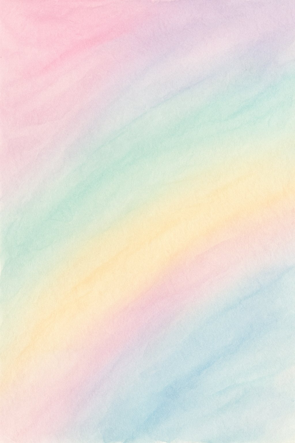 A softly blended pastel rainbow background with gentle color transitions and subtle light variations.