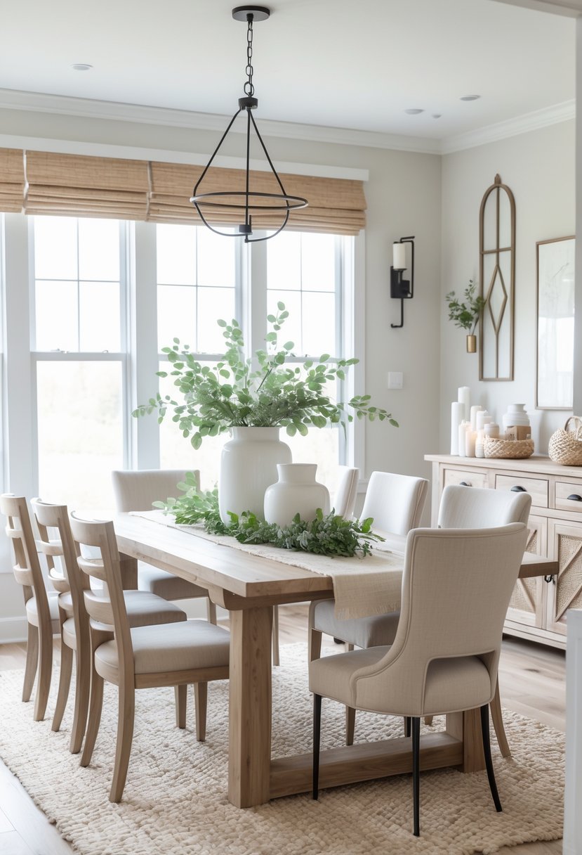 Modern Farmhouse Dining Room Ideas for Stylish and Functional Spaces
