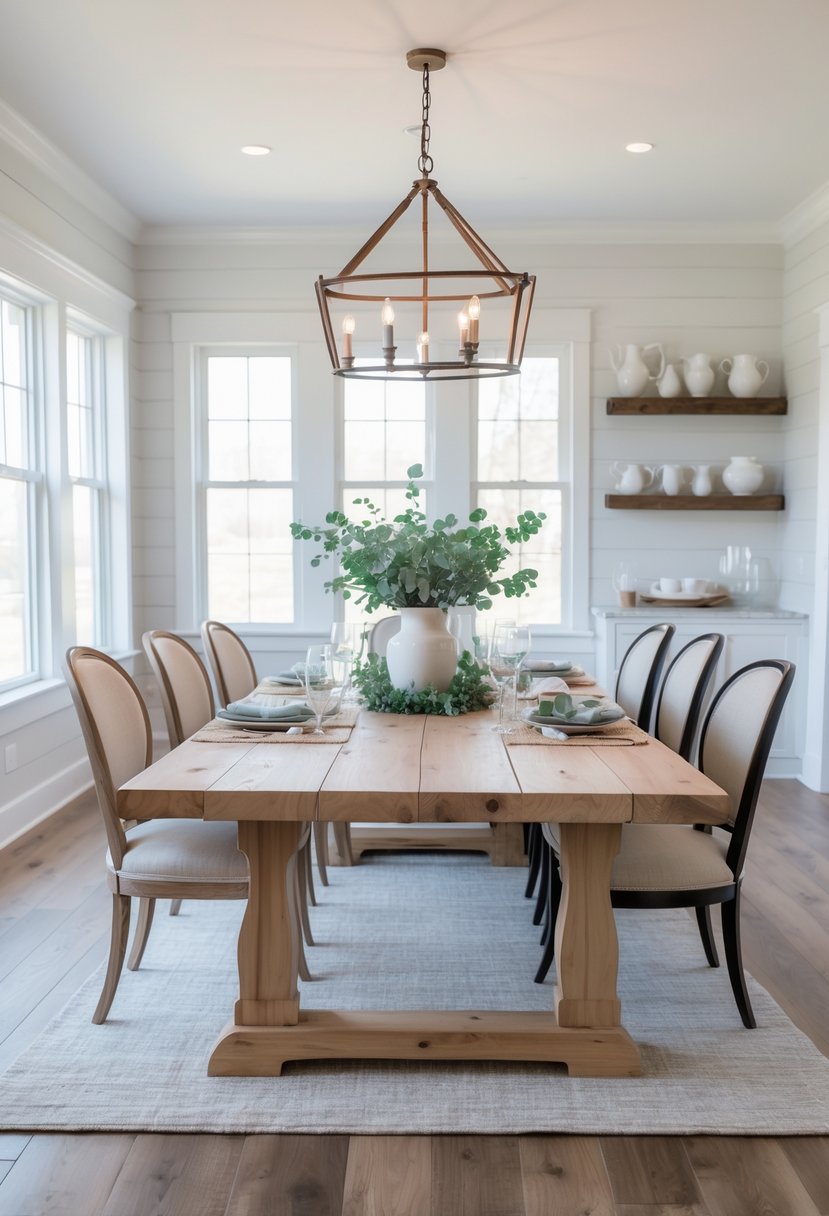 Modern Farmhouse Dining Room Ideas for Stylish and Functional Spaces