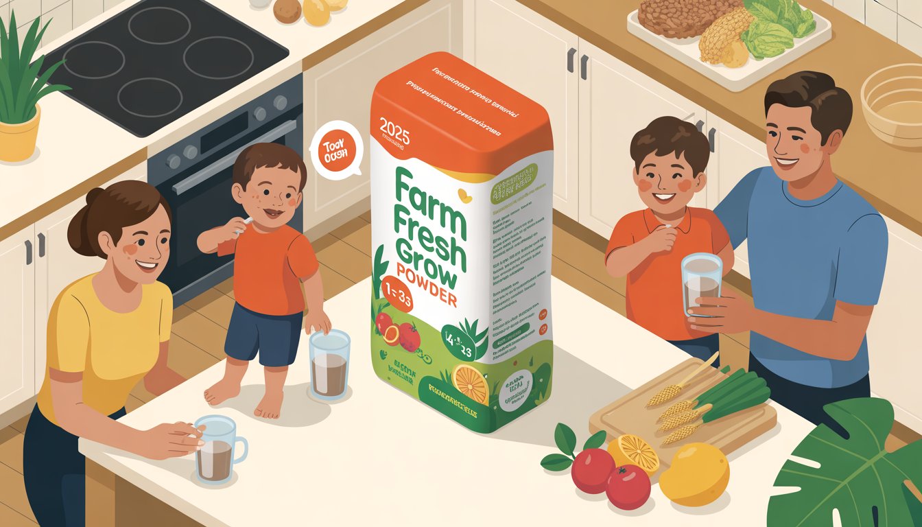 Introducing the NEW Farm Fresh Grow Powder