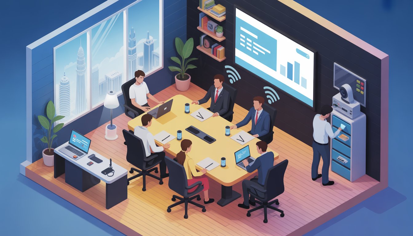 Enhance Productivity with Fully Equipped Meeting Rooms