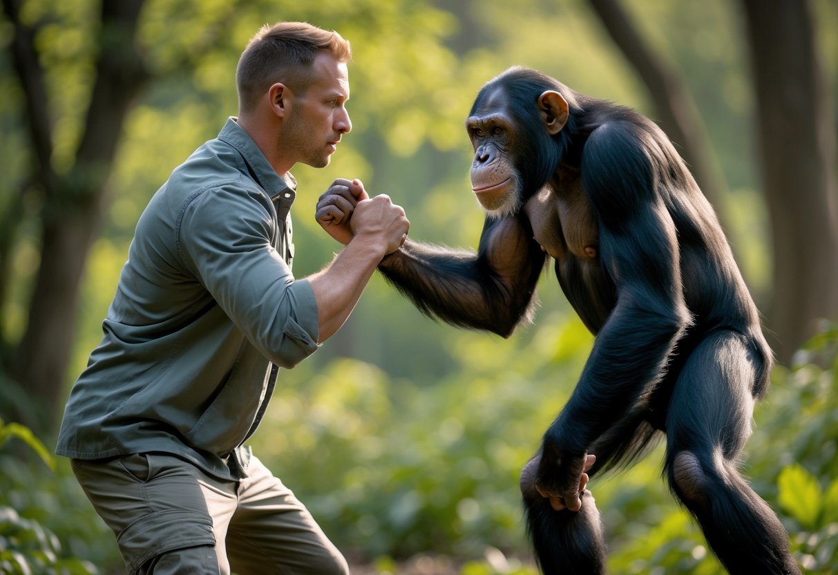 Can A Human Fight Off A Chimp Strength Risks And Reality Know Animals Can A Human Fight Off A Chimp Strength Risks And Reality Know Animals