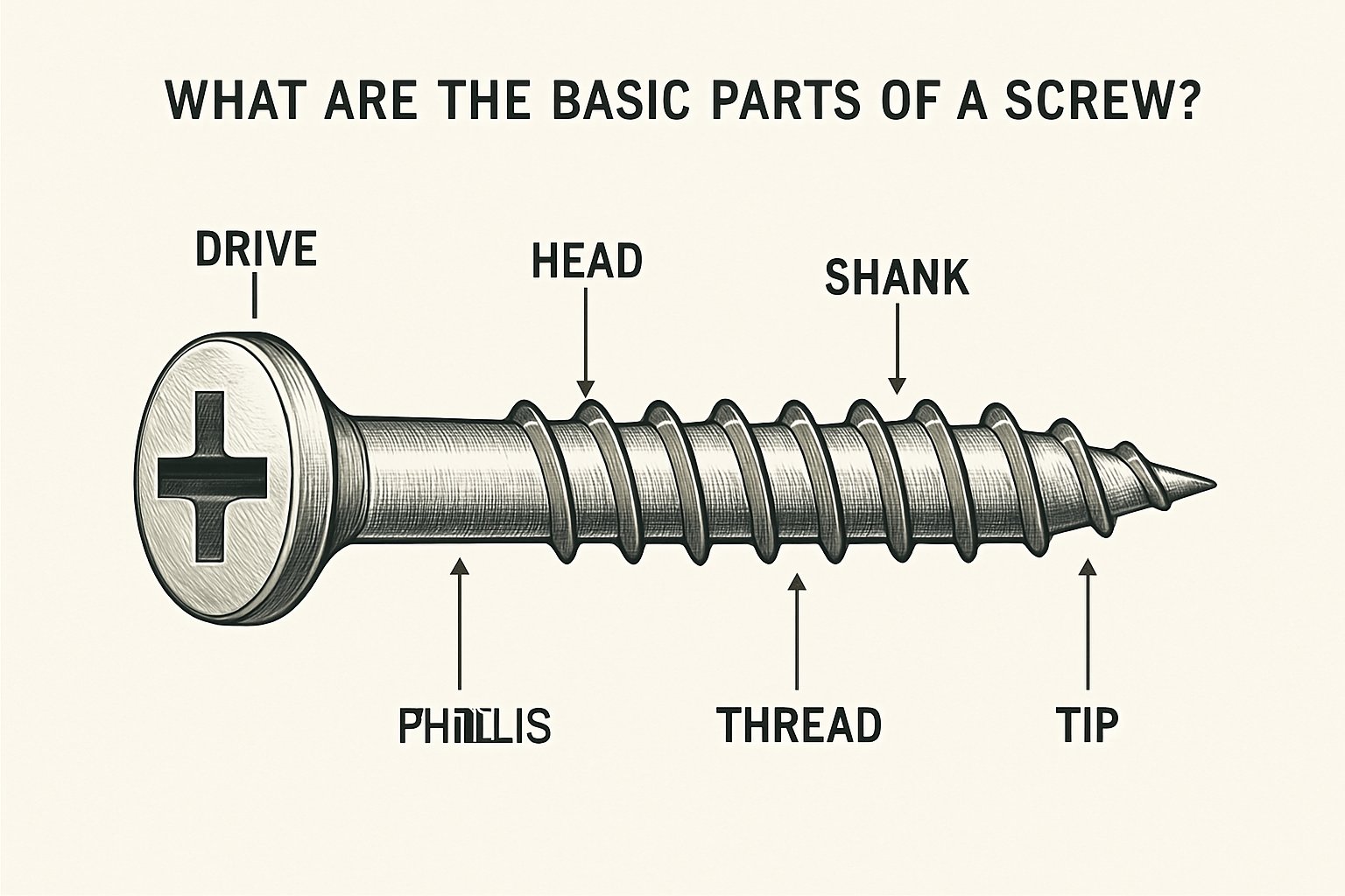 What Are the Basic Parts of a Screw?
