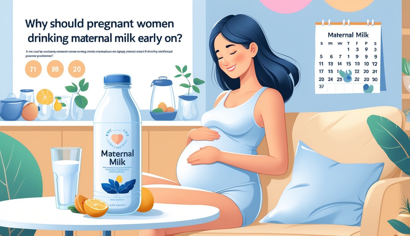 Why Should Pregnant Women Start Drinking Maternal Milk Early On?