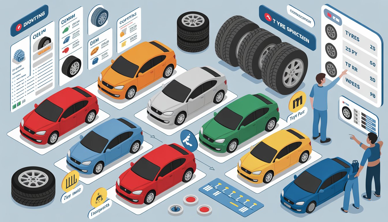 Tyre Options for Popular Car Models in Malaysia
