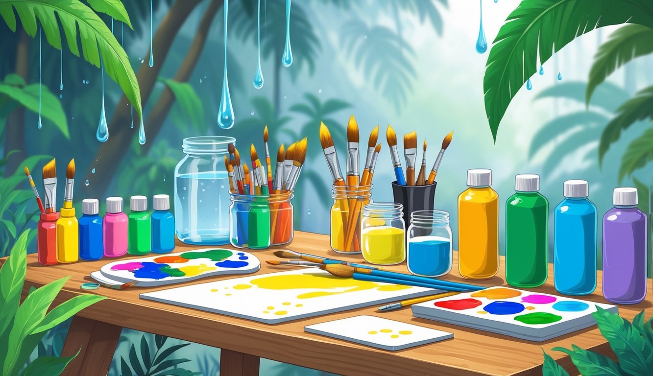 Materials for Acrylic Painting