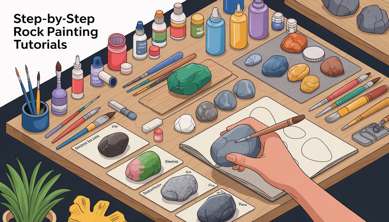 Step-by-Step Rock Painting Tutorials
