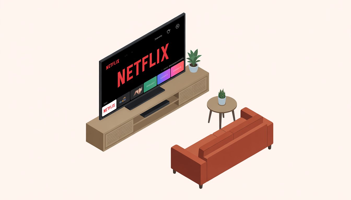 1. Nonton Netflix di Smart TV