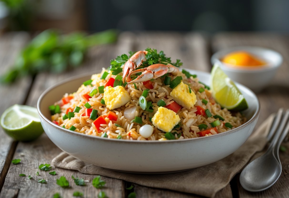 Eddie V's Crab Fried Rice Recipe – Step-by-Step Friendly Guide - Drool ...