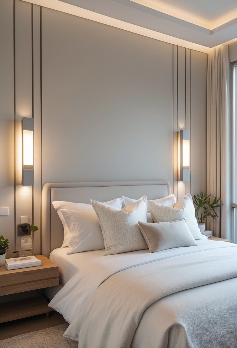 Bedroom Ideas 2026: 22 Stylish Ways To Refresh Your Space 17 A bedroom with a neatly made bed and wall-mounted sconces above bedside tables, creating a clean and organized space.