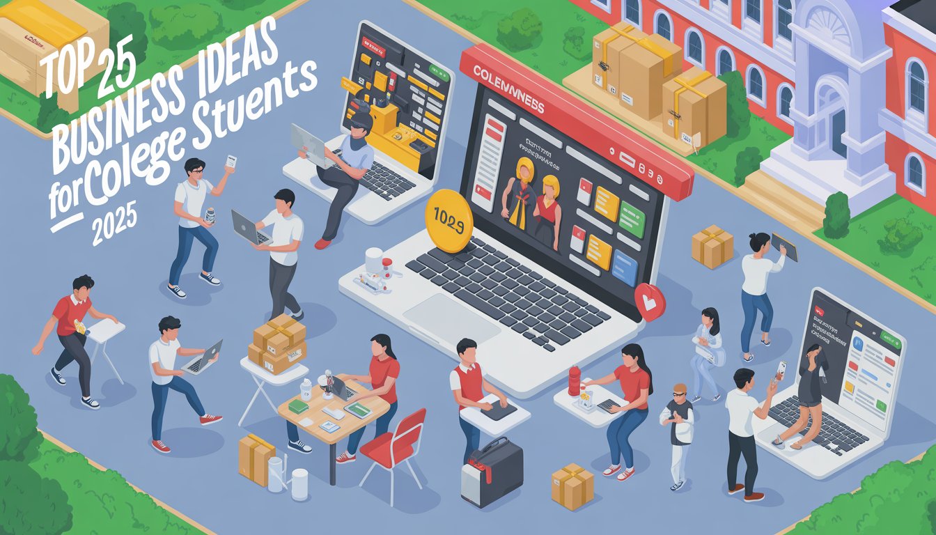 Top 25 Business Ideas for College Students