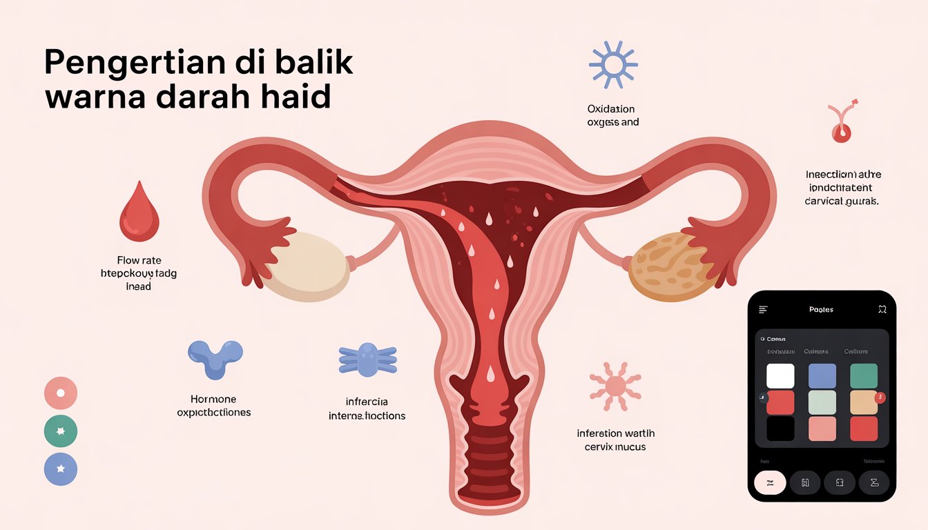 Pengertian di Balik Warna Darah Haid