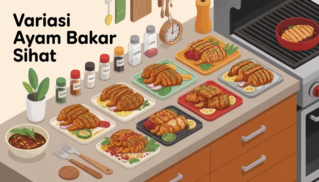 Variasi Ayam Bakar Sihat