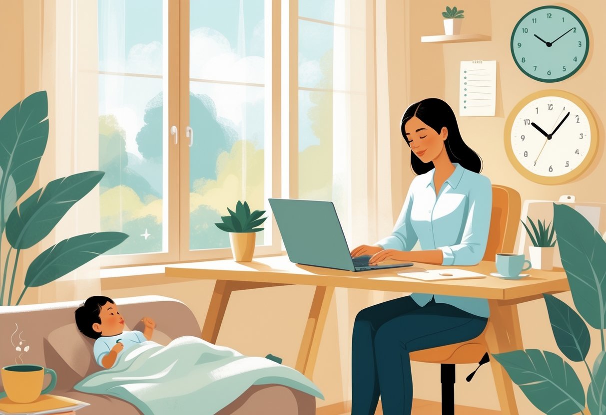 Mindful Productivity Strategies For Moms Who Work While Kids Nap