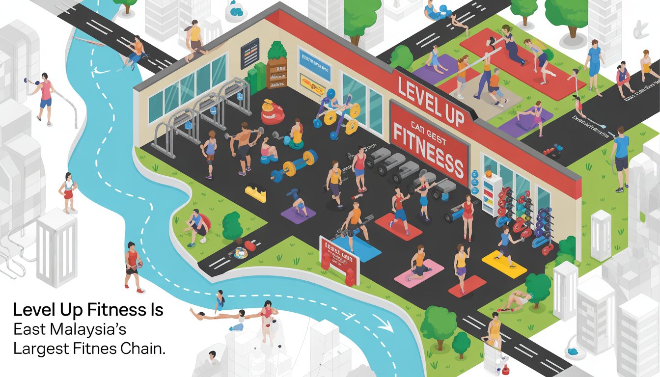 Level Up Fitness is East Malaysia's Largest Fitness Chain