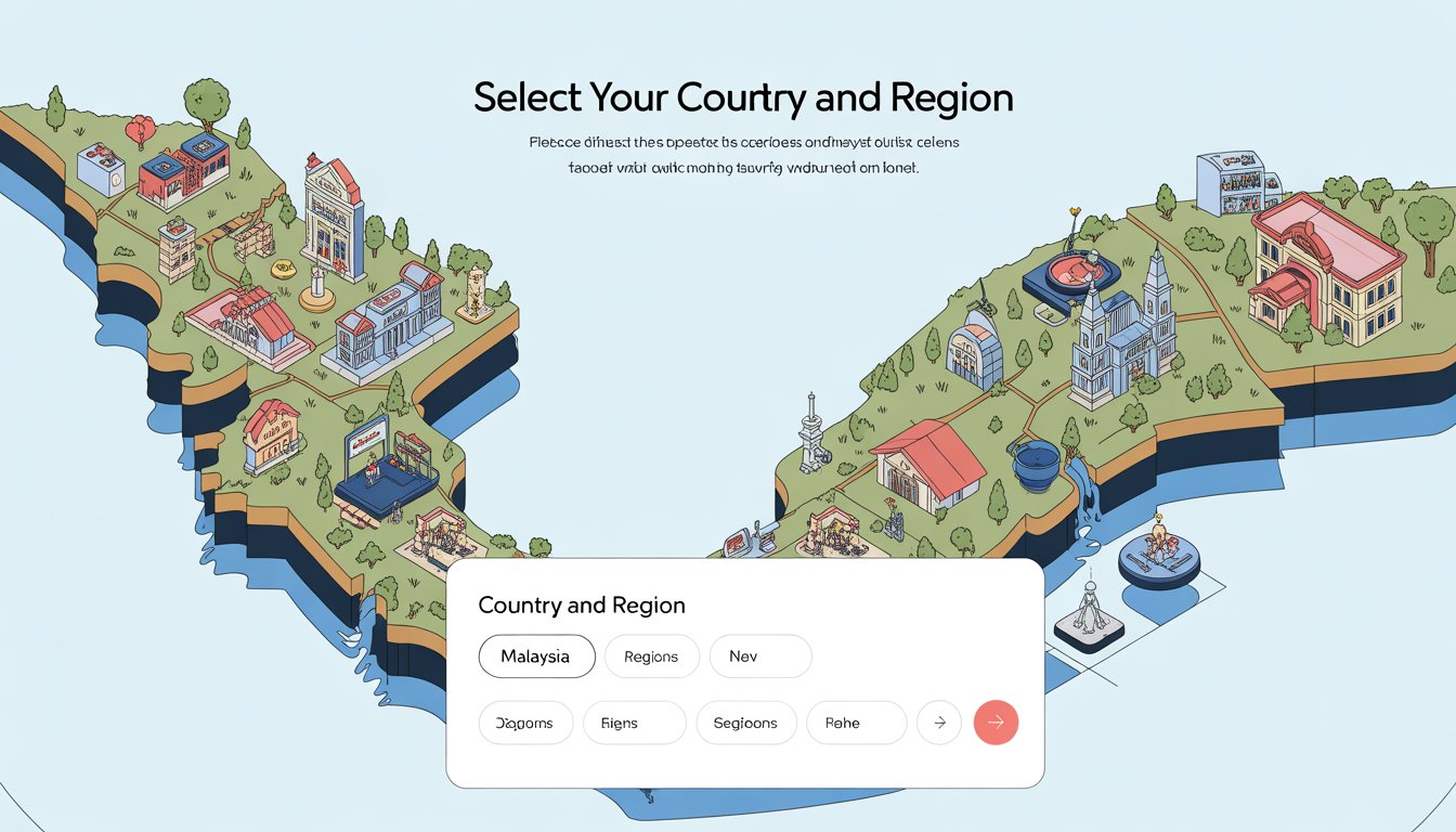 Select Your Country and Region
