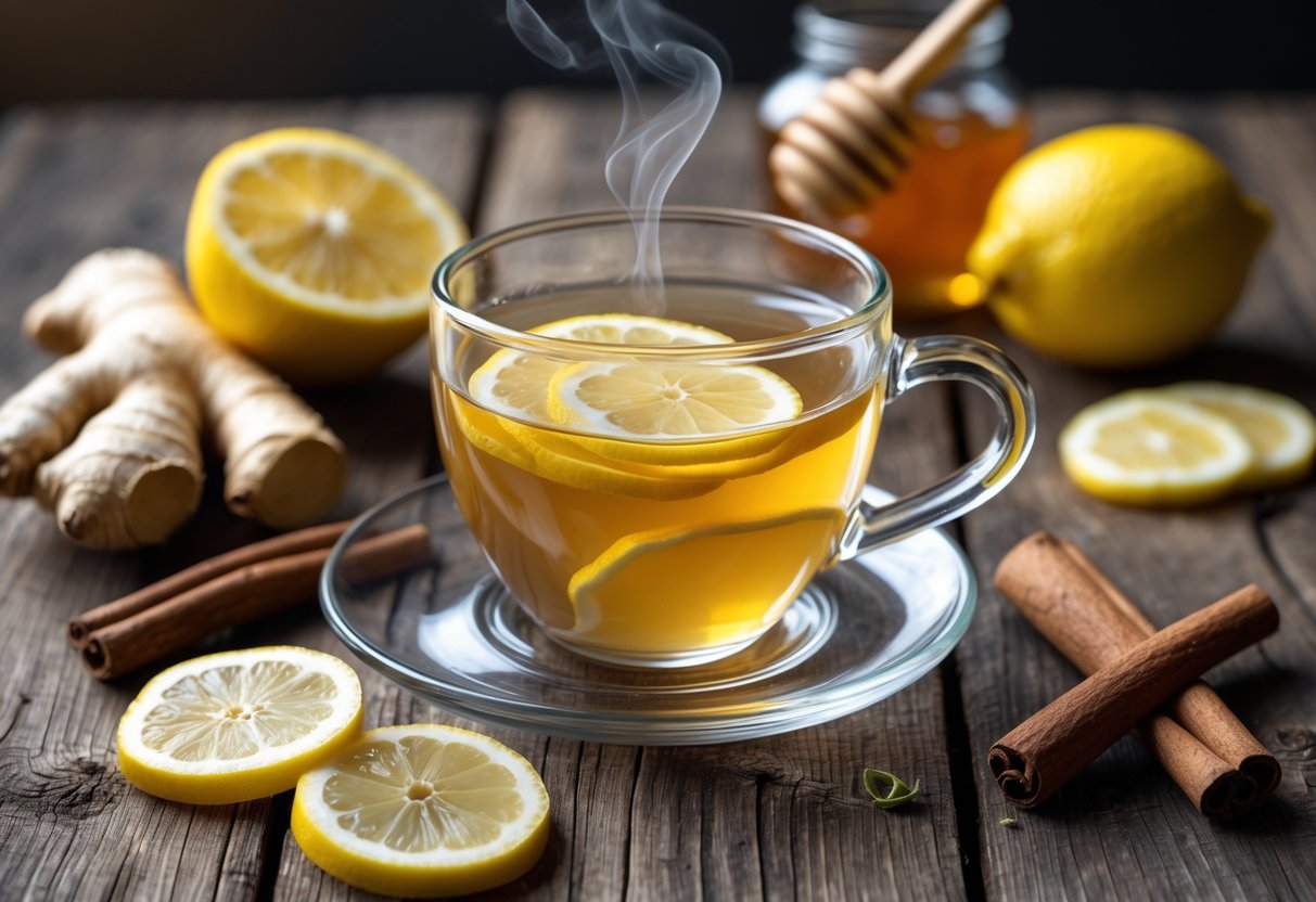 Lemon Ginger Cinnamon Tea Recipe for Weight Loss: Easy Steps