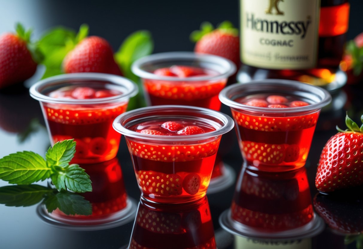Strawberry Hennessy Jello Shots Recipe: Easy Party Treats - Drool Recipes