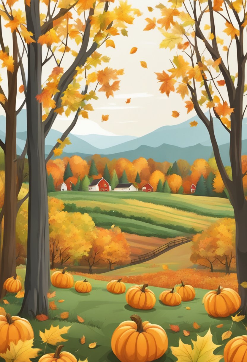 autumn landscape step-by-step. 100% autor's work — Steemit
