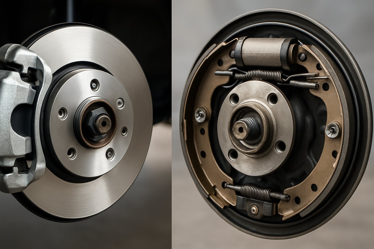 two types of vehicle braking systems