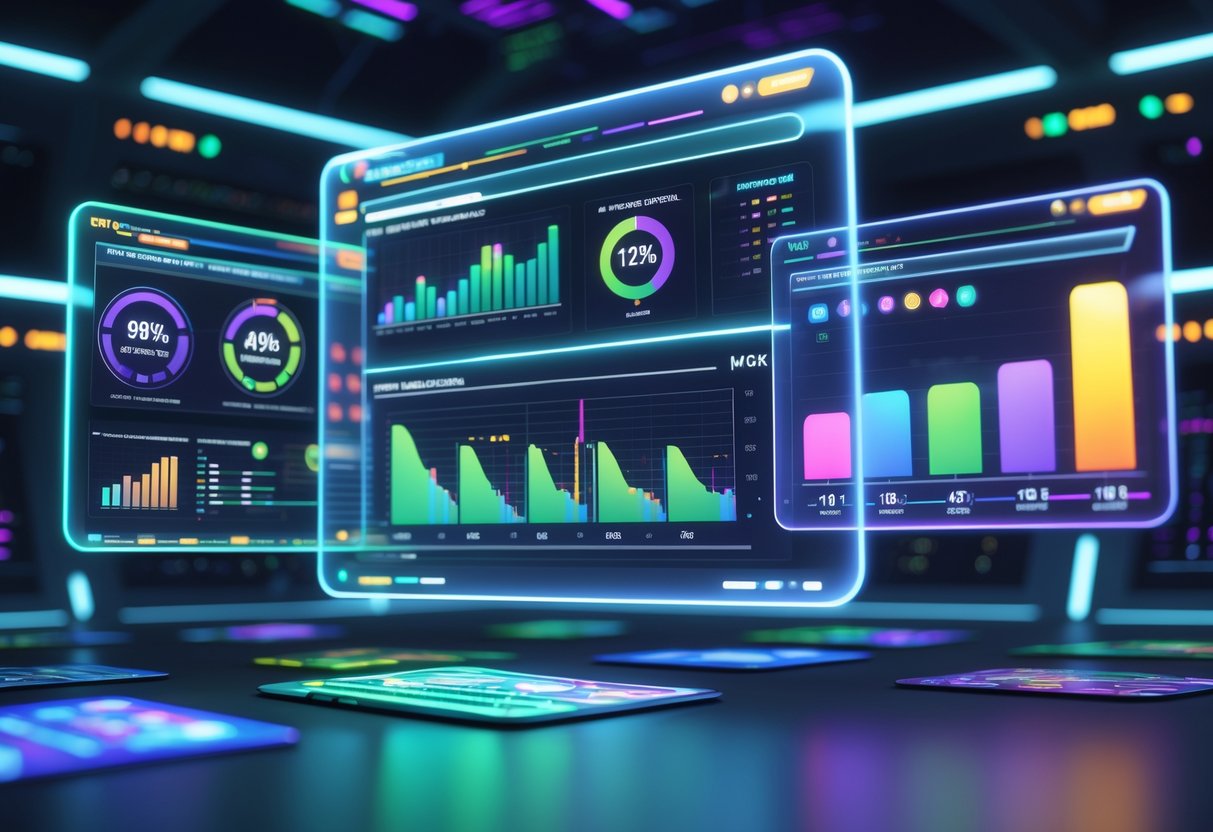 Ilustrasi profesional yang menunjukkan analisis data RTP live untuk game Hundreds and Thousands™ hari ini dengan grafik dan perbandingan berbagai game Pragmatic Play lainnya dalam lingkungan teknologi modern.