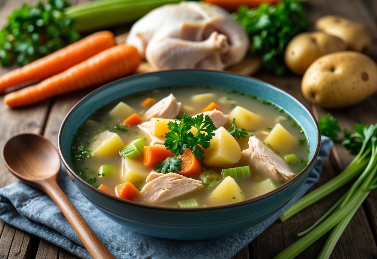 Can You Put Potatoes In Chicken Soup