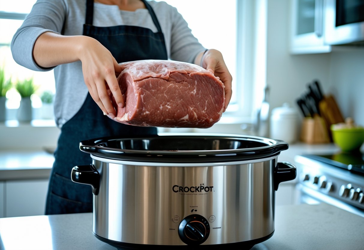 Can I Put A Frozen Roast In A Crockpot