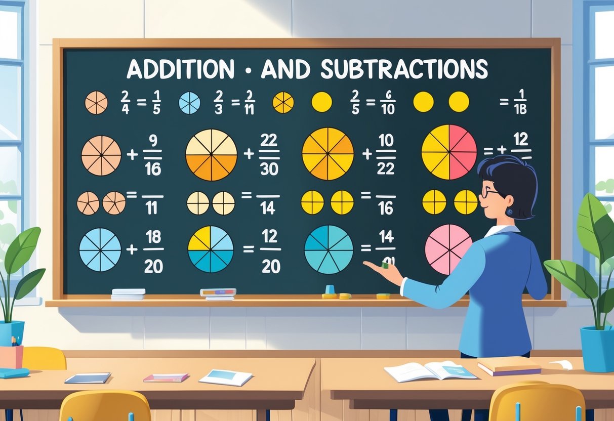Zbrajanje i oduzimanje razlomaka: vodič za učenike