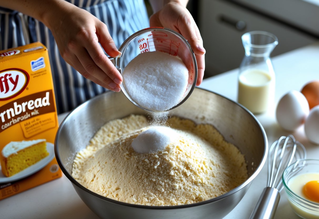 How Much Sugar to Add to Jiffy Cornbread Mix: Sweetness Guide for