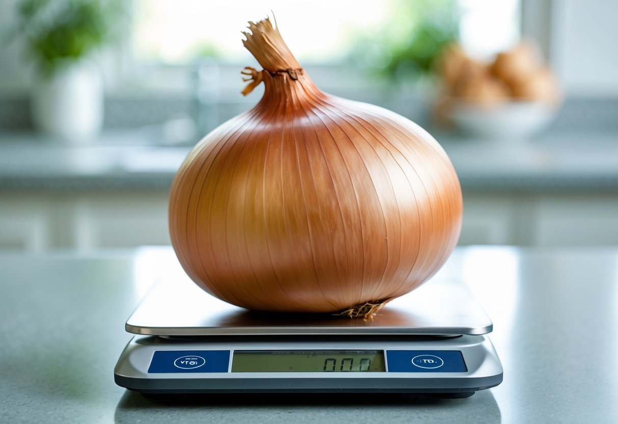 How Much Does A Red Onion Weigh