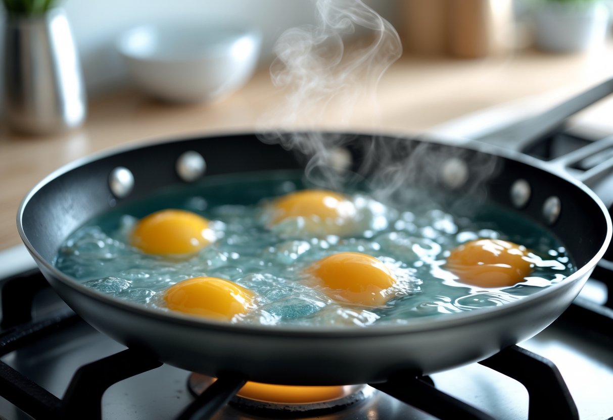 Fry Eggs in Water Recipe: Silky Whites and Runny Yolks Without the Oil
