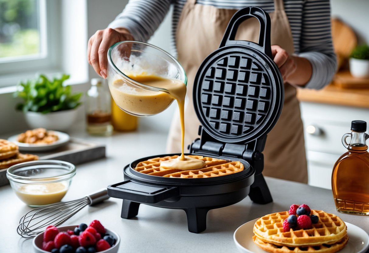 Use Pancake Mix For Waffles: Crispy Golden Grids in Minutes