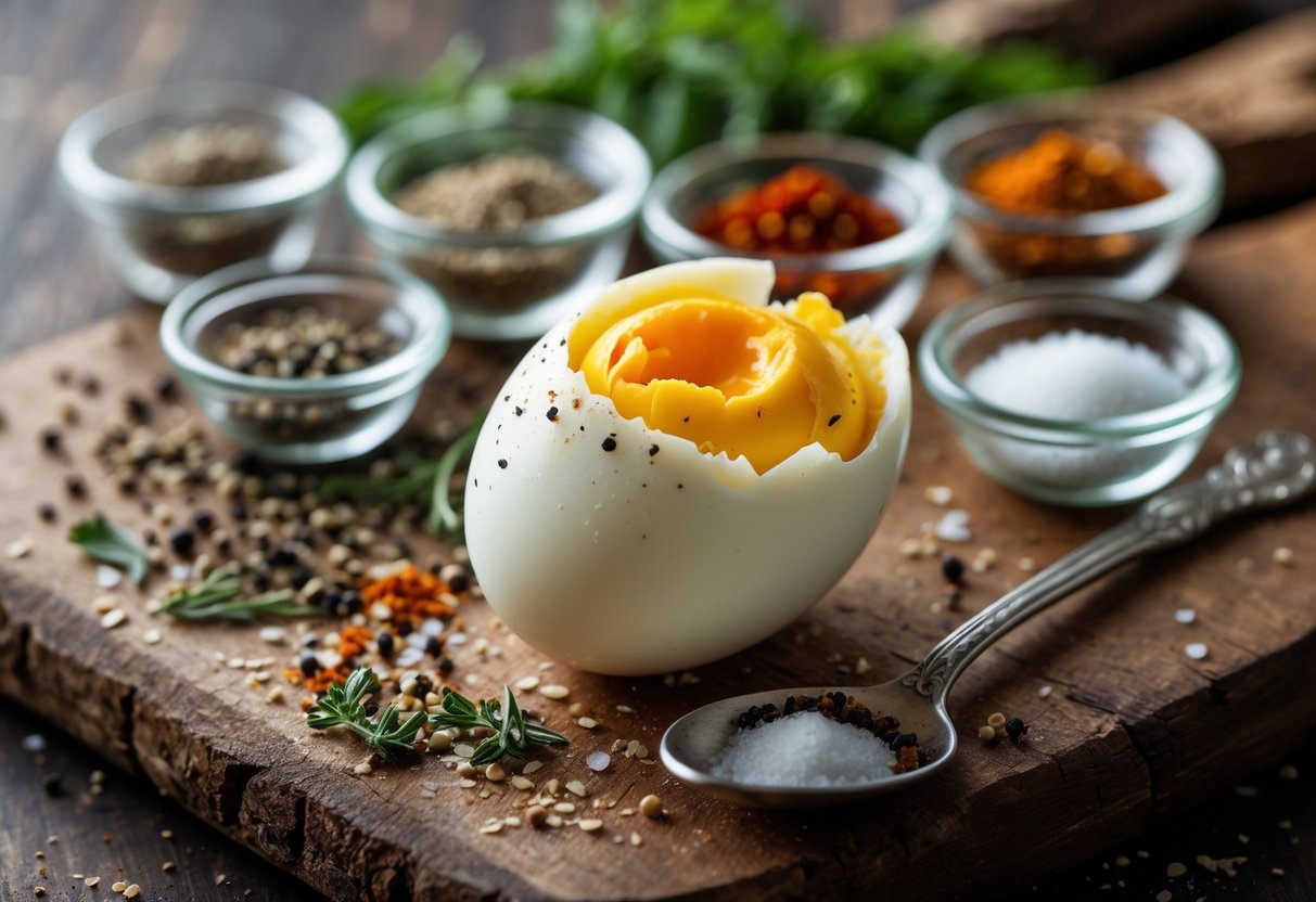 Season Hard Boiled Eggs
