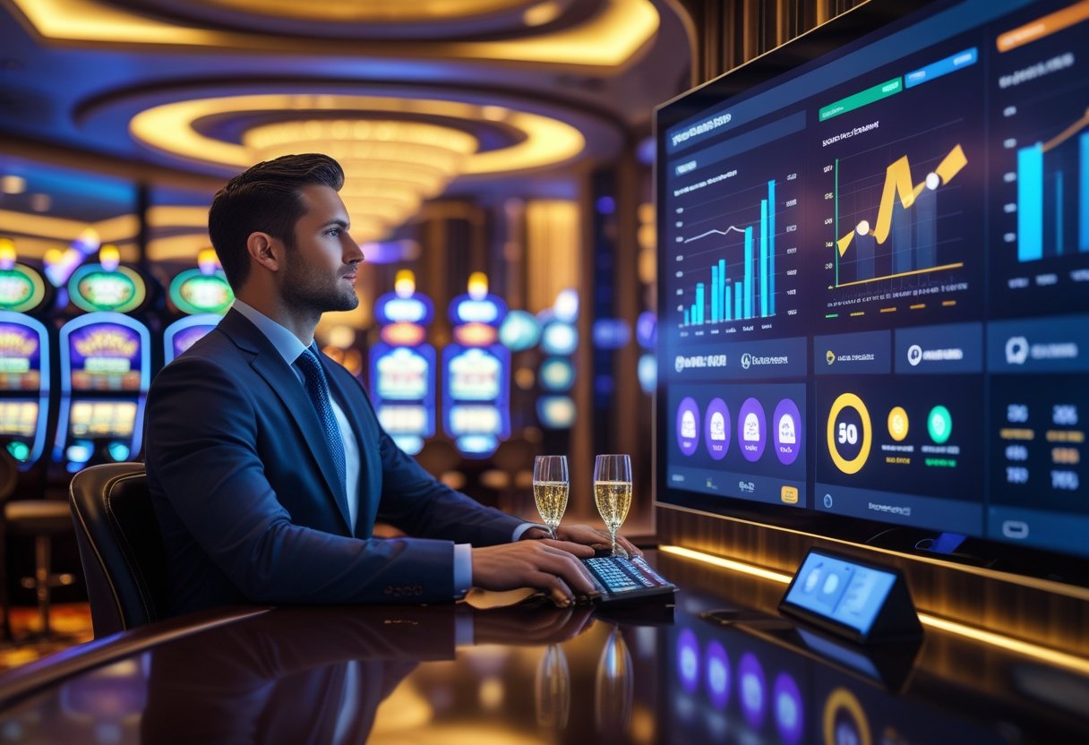 A marketing manager in a modern office