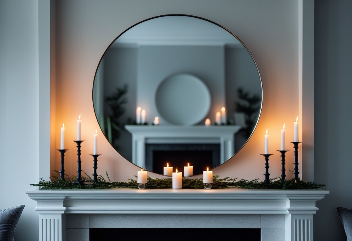 Super Easy Fireplace Mantel Decorating Ideas 