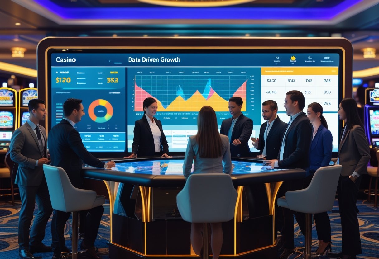 data driven casino growth analayzing around the table