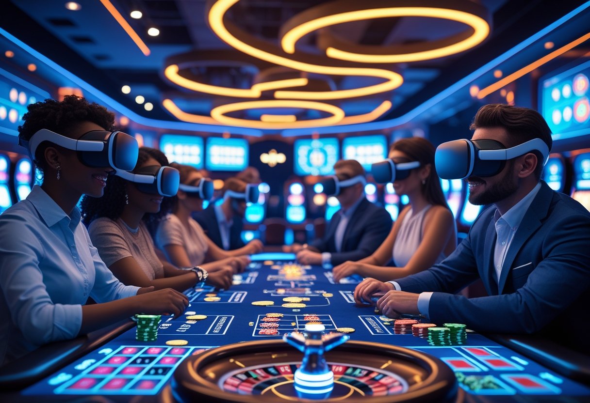 People playing vr casinos