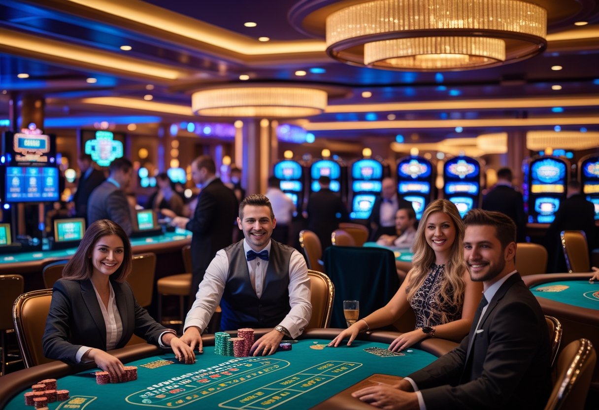 People playing poker