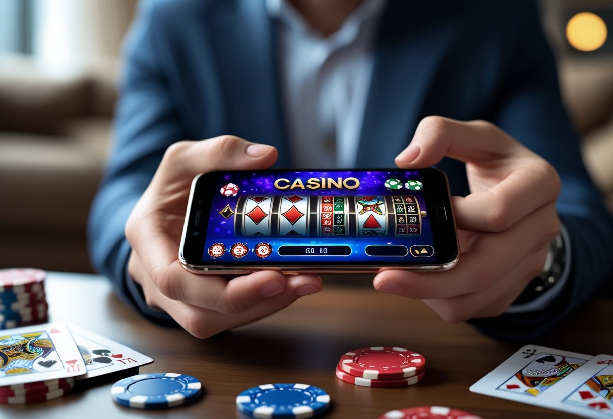 A mobile casino games