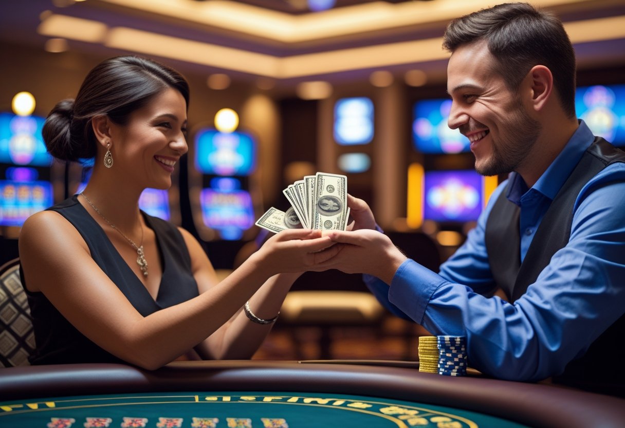 players receive cashback from casino